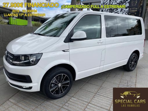 VOLKSWAGEN TRANSPORTER KOMBI 2.0TDI T6 CAMPERIZADA FULL A ESTRENAR 2018