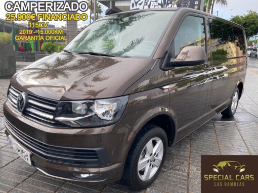VOLKSWAGEN TRANSPORTER KOMBI 2.0TDI T6 115CV CAMPERIZADA 2019