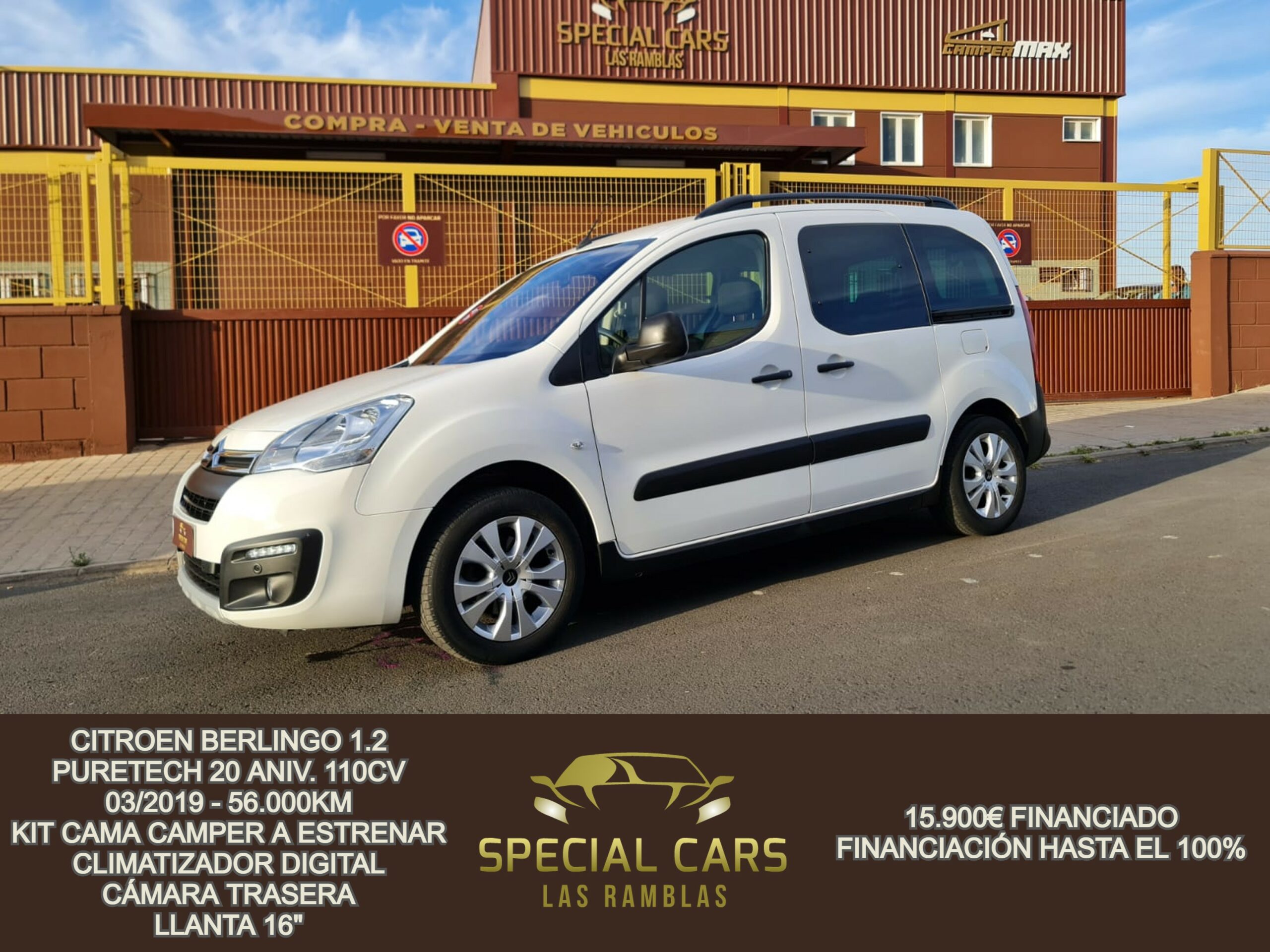 CITROEN BERLINGO 1.2 PURETECH 20 ANIVERSARIO 110CV