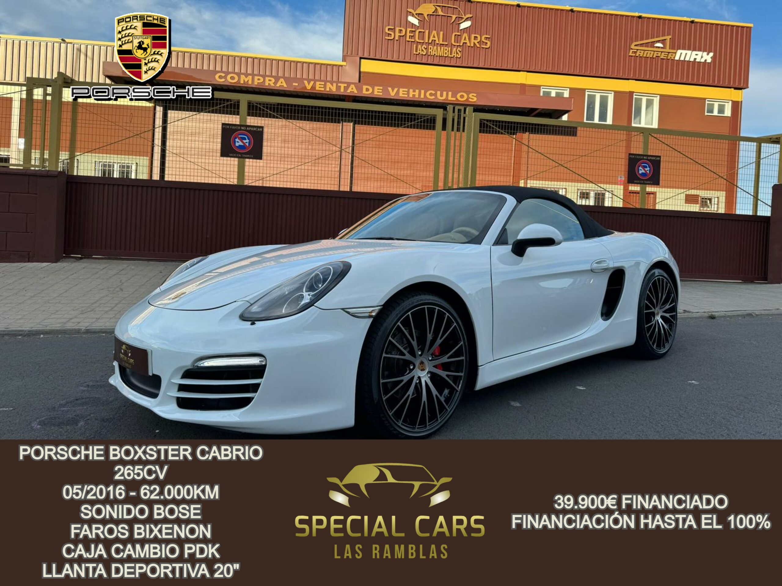 PORSCHE BOXSTER CABRIO 265CV