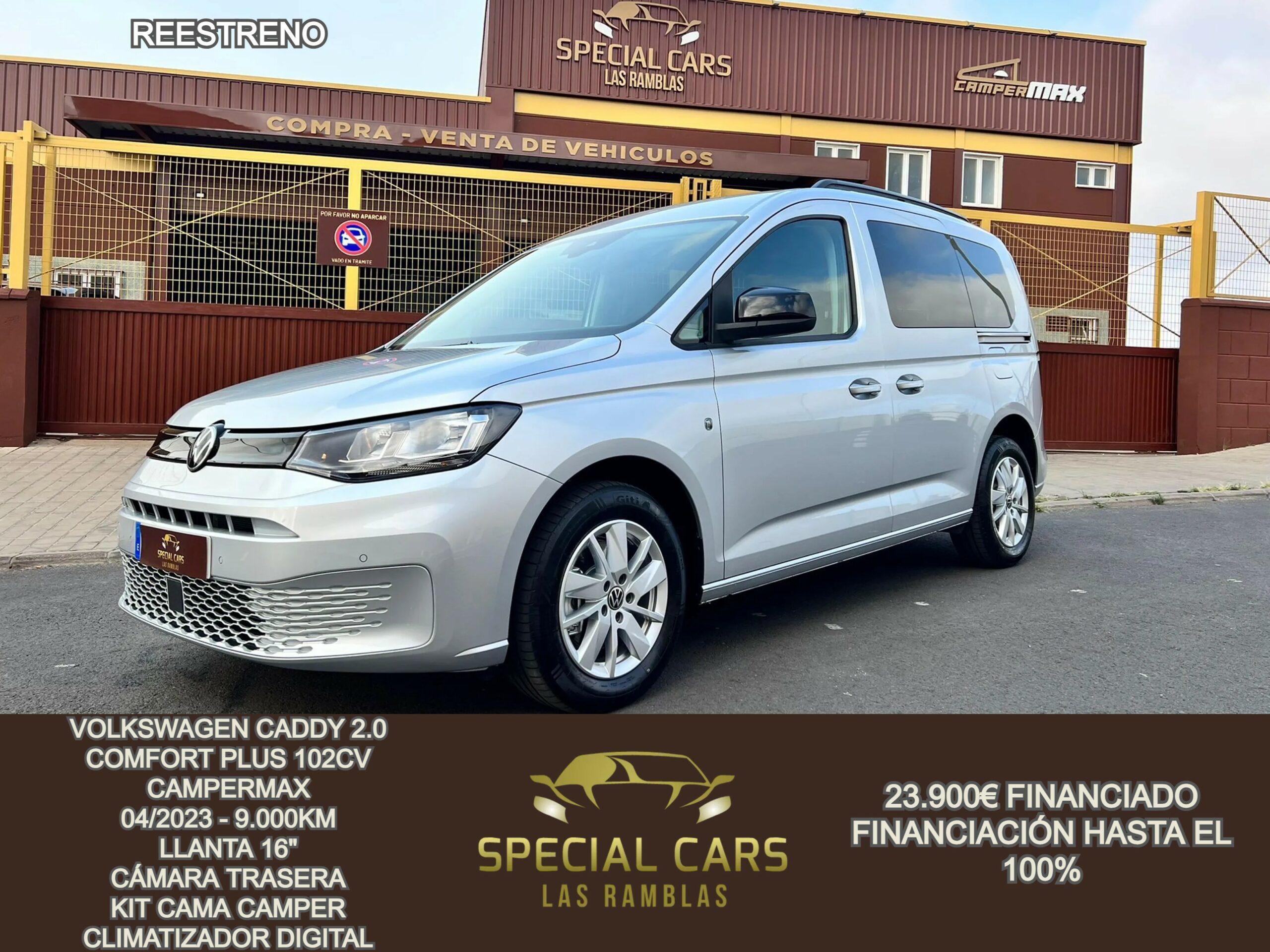 VOLKSWAGEN CADDY 2.0 COMFORT PLUS 102CV CAMPERMAX