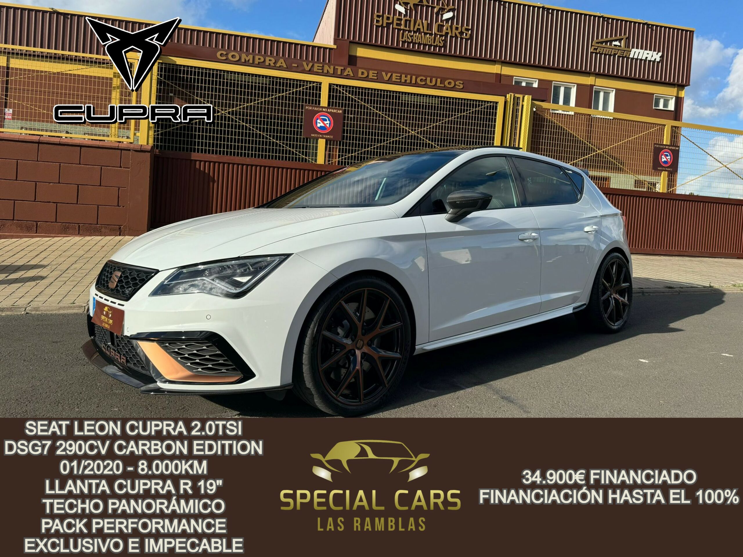 SEAT LEON CUPRA 2.0TSI DSG7 290CV CARBON EDITION