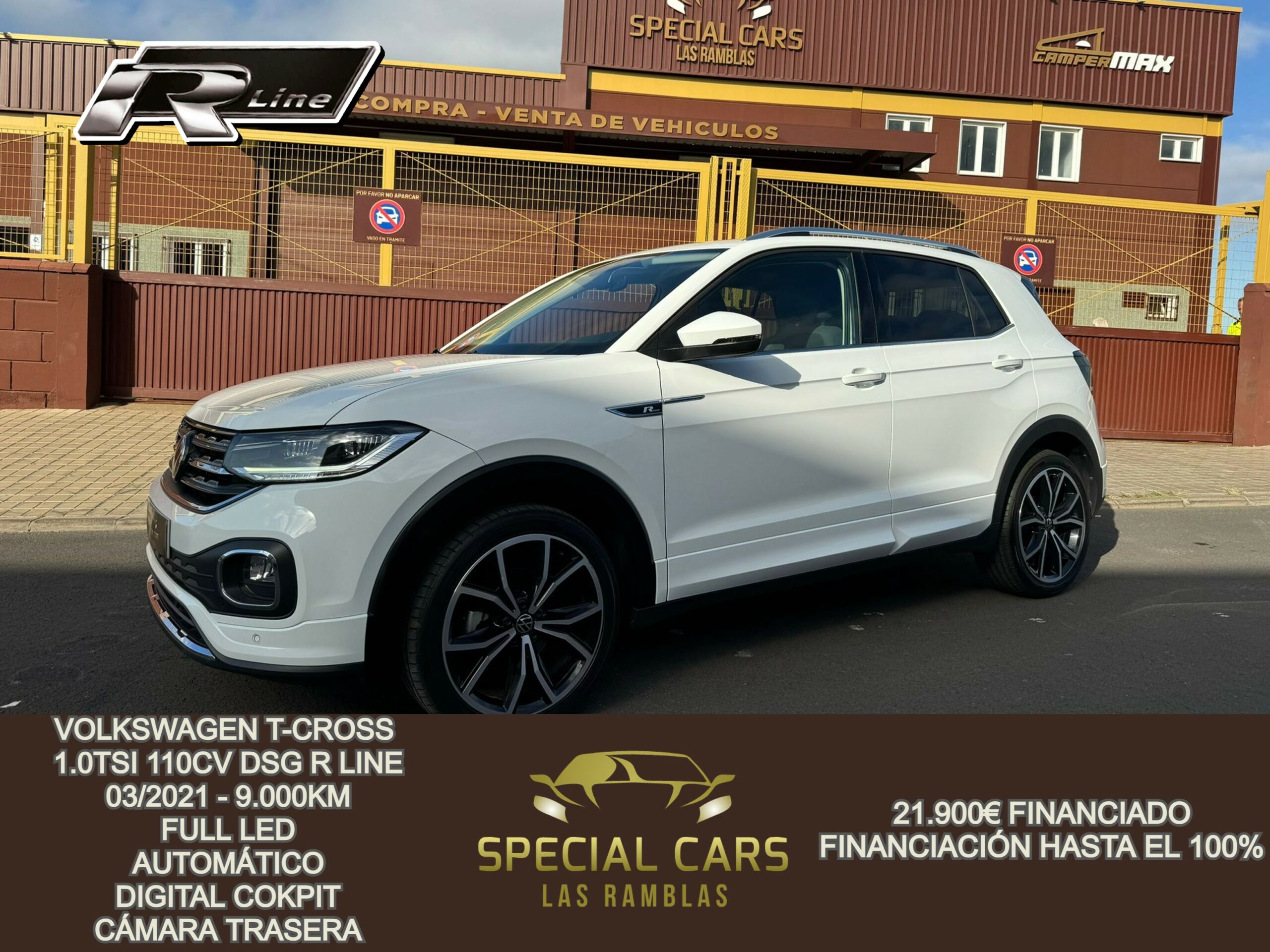 VOLKSWAGEN T-CROSS 1.0TSI 110CV DSG R LINE