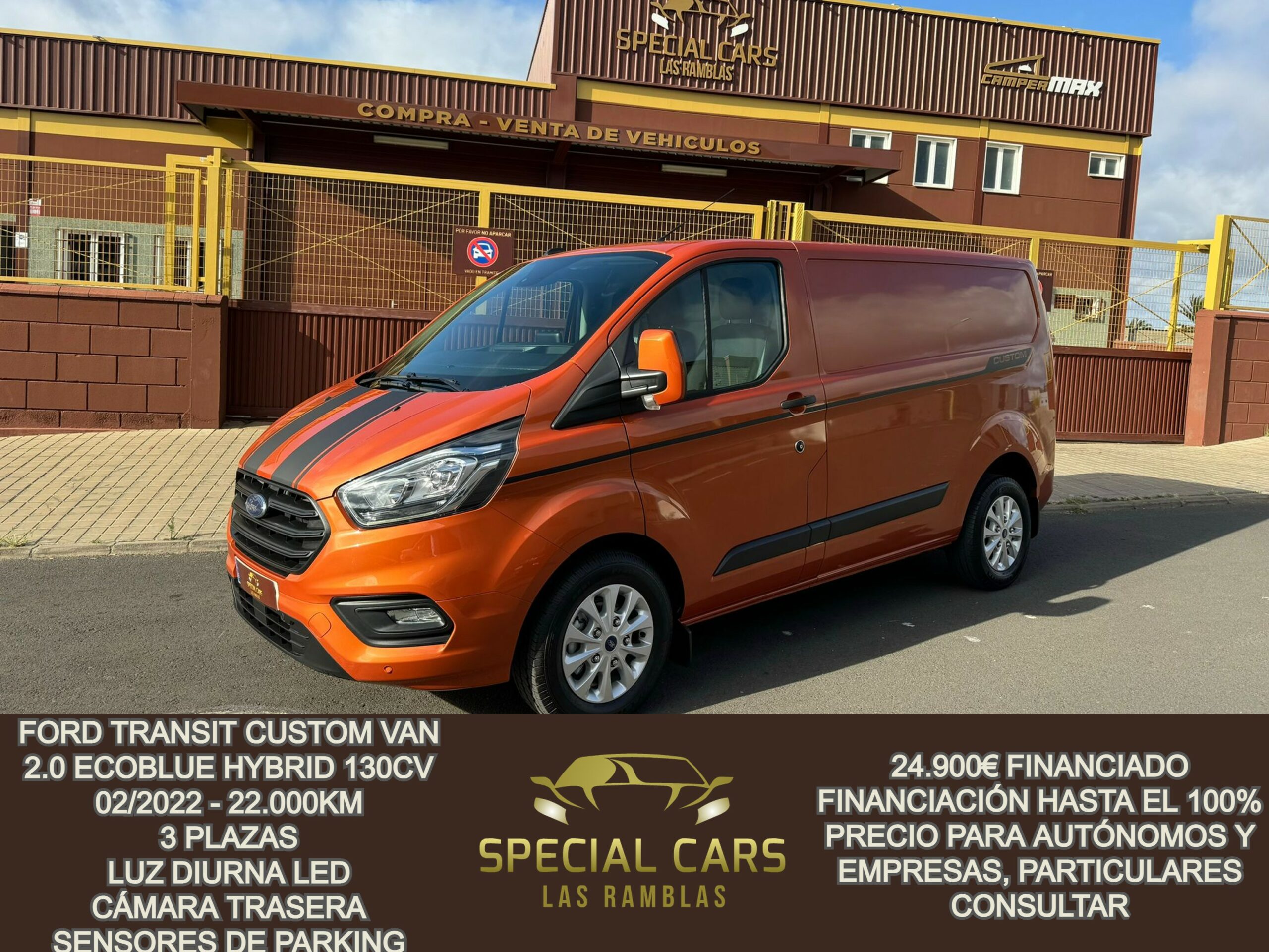 FORD TRANSIT CUSTOM VAN 2.0 ECOBLUE HYBRID 130CV