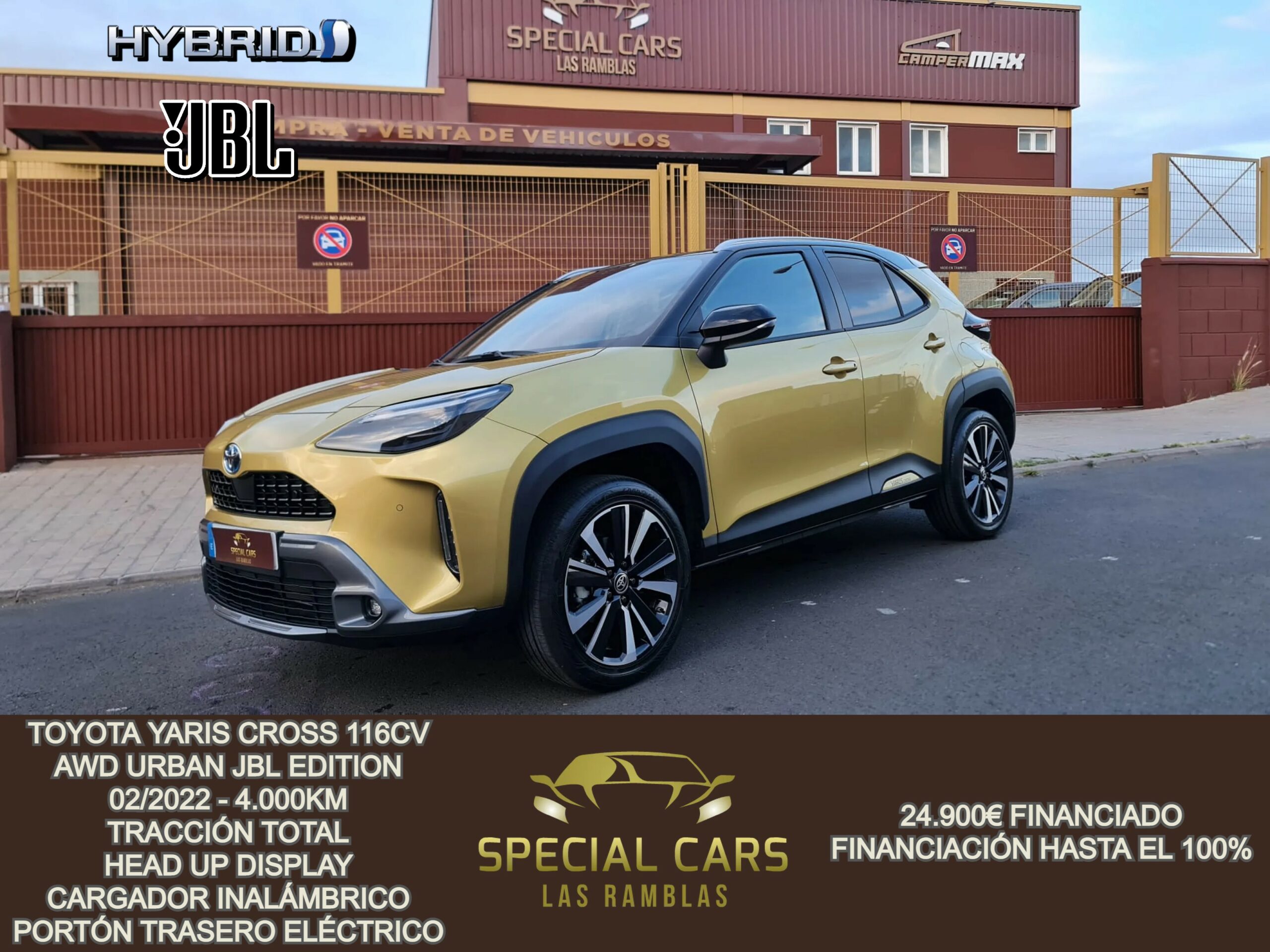 TOYOTA YARIS CROSS 116CV AWD URBAN JBL EDITION